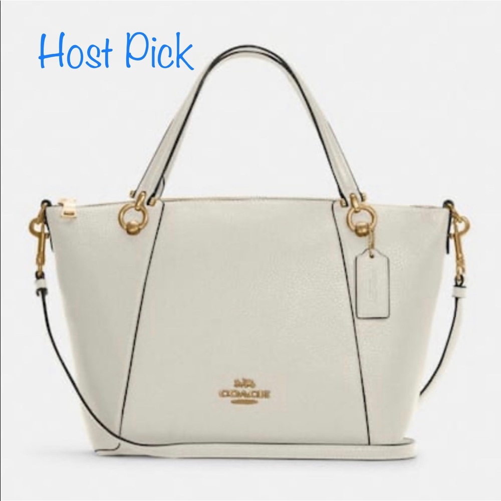 Coach Chalk White Tote Satchel Shoulder Bag NWT